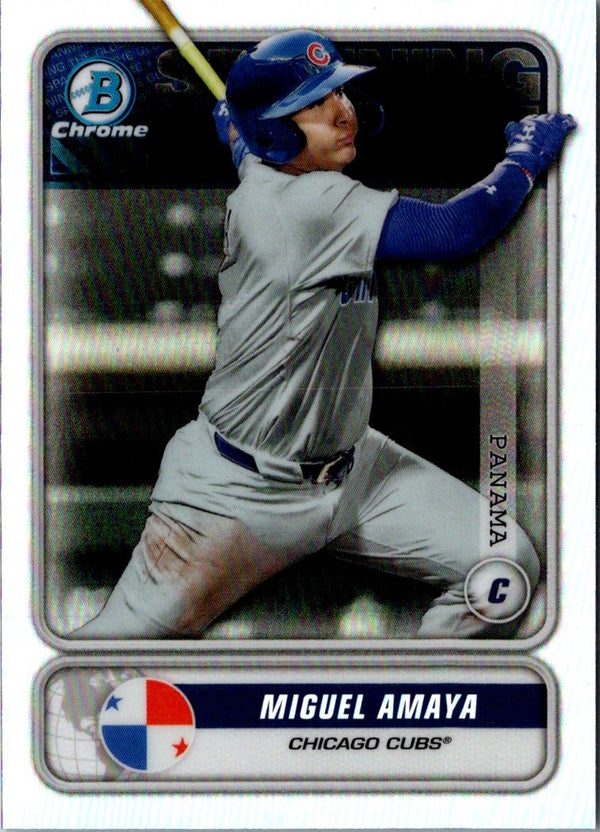 2020 Bowman Chrome Miguel Amaya #AFL-MA