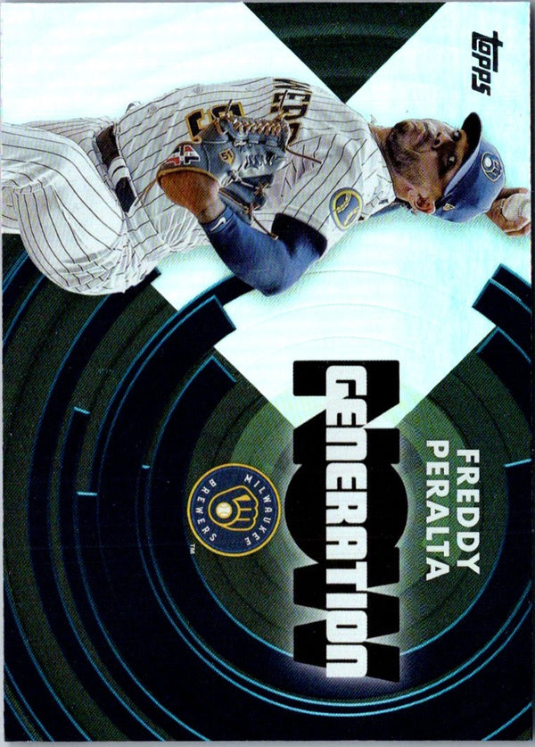 2022 Topps Generation Now Freddy Peralta #GN-44