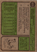 1974 Topps Dan Monzon #613