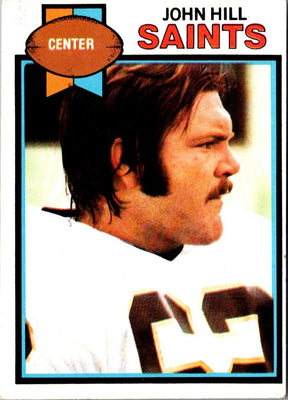1979 Topps Cream Colored Back John Hill #43