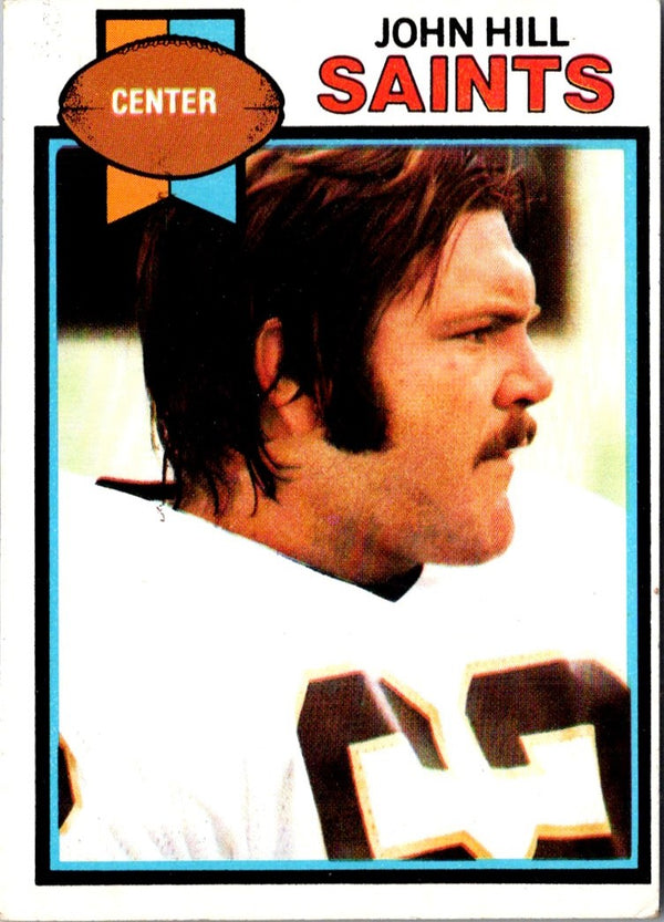 1979 Topps Cream Colored Back John Hill #43