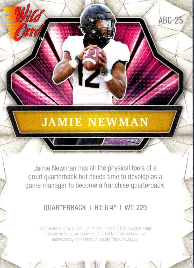 2021 Wild Card Jamie Newman