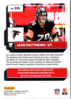 2022 Donruss Red Press Proof Jake Matthews #226