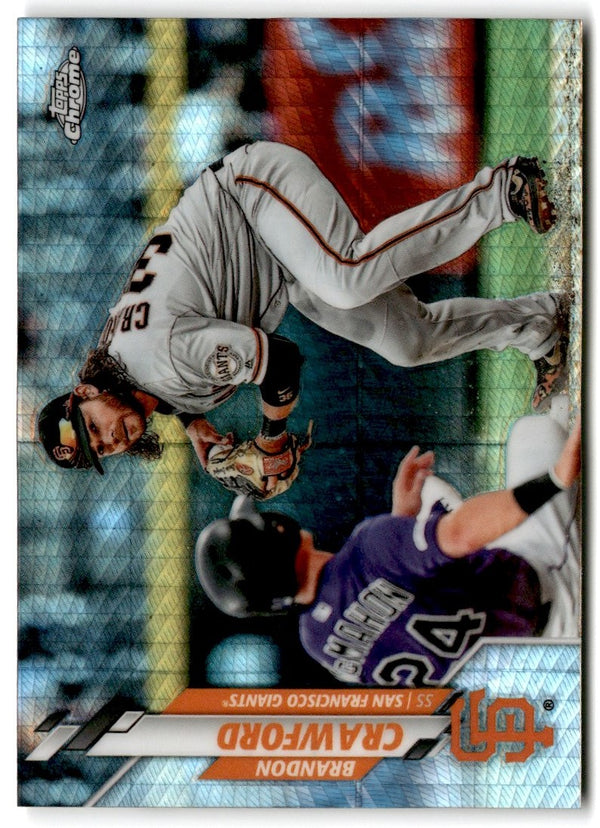 2020 Topps Chrome Brandon Crawford #88