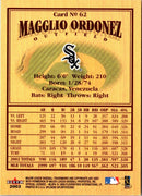 2003 Fleer Splendid Splinters Magglio Ordonez