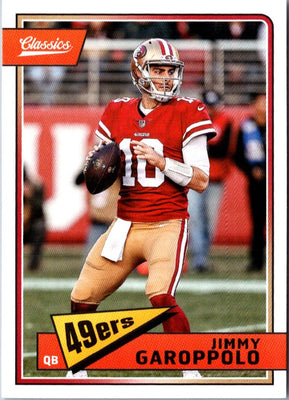 2018 Panini Classics Jimmy Garoppolo #83