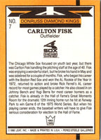 1989 Donruss Super Diamond Kings Carlton Fisk #7