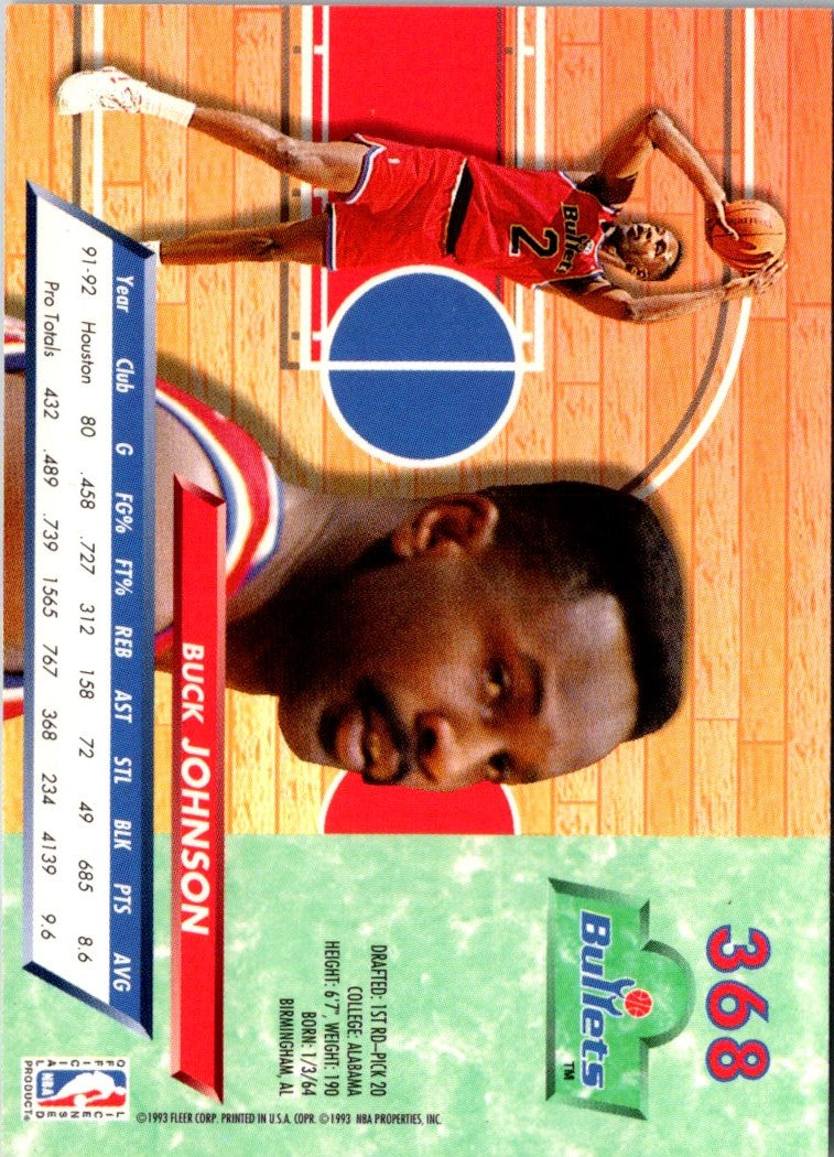 1992 Ultra Buck Johnson