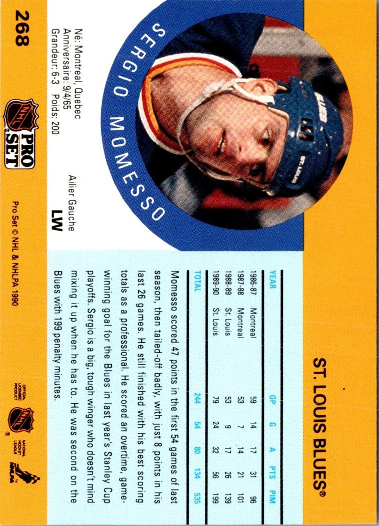 1990 Pro Set Sergio Momesso