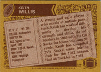 1986 Topps Keith Willis #288