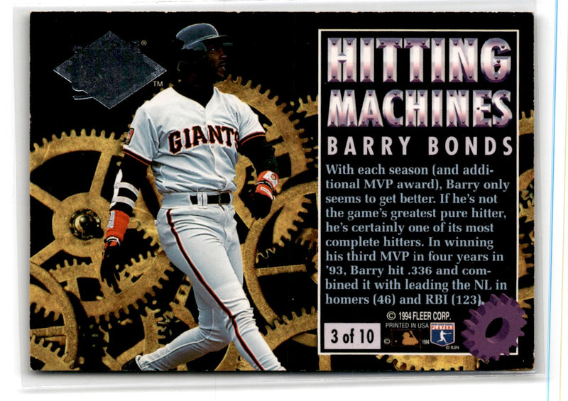 1995 Fleer Barry Bonds