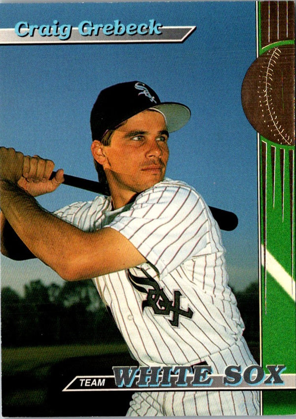 1993 Stadium Club Chicago White Sox Craig Grebeck #14