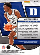 2022 Panini Select Rookie Revolution Mark Williams