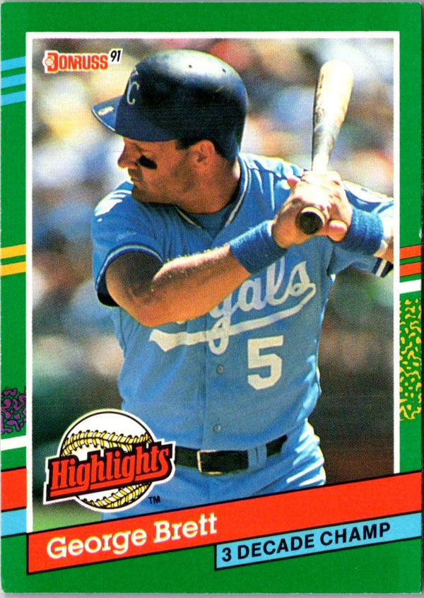 1991 Donruss Bonus Cards George Brett #BC-19