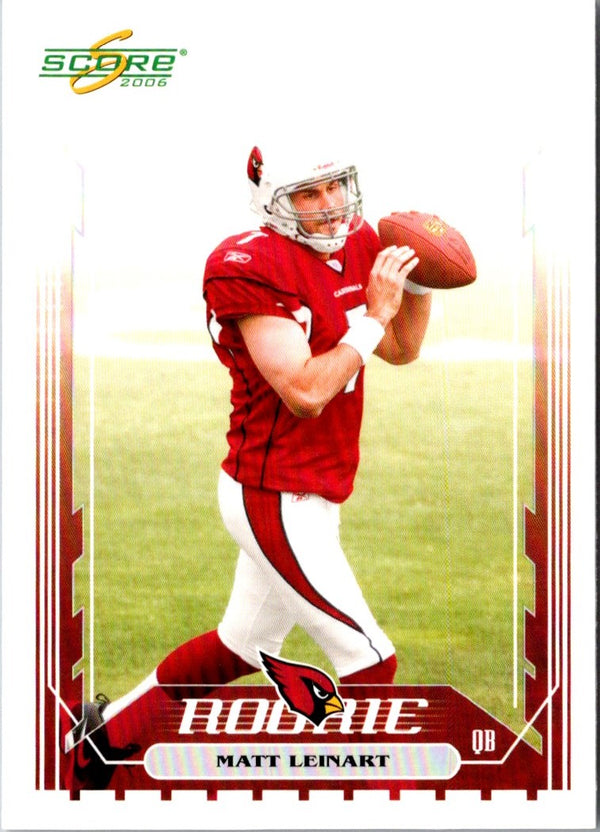 2006 Score Matt Leinart #331 Rookie