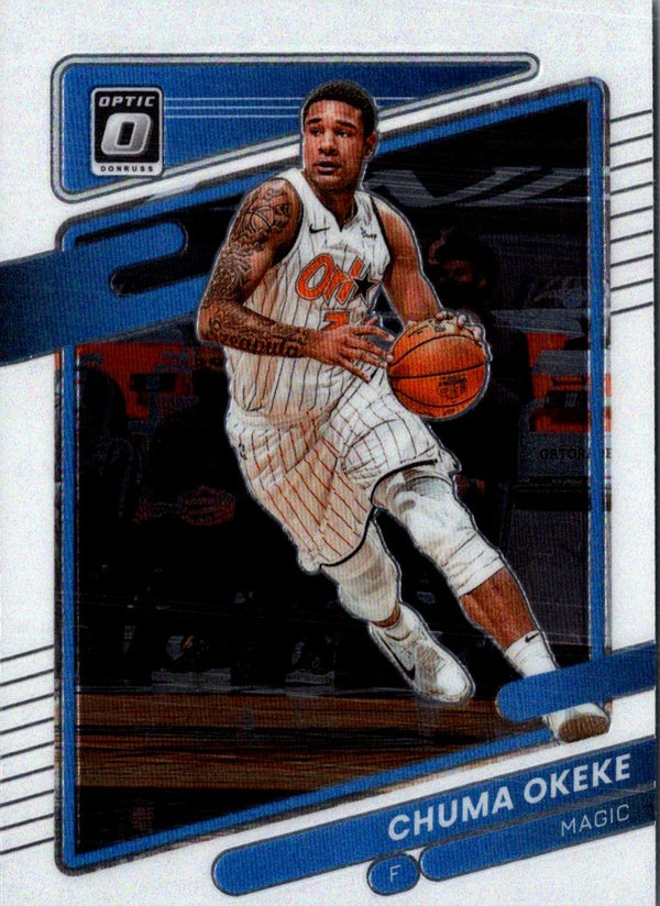 2021 Donruss Optic Blue Chuma Okeke #81