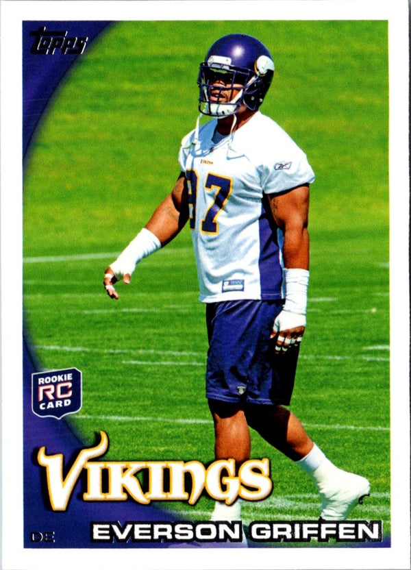 2010 Topps Everson Griffen #294 Rookie