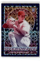 2021 Panini Chronicles Overdrive Blue Velocity Chris Rodriguez #3