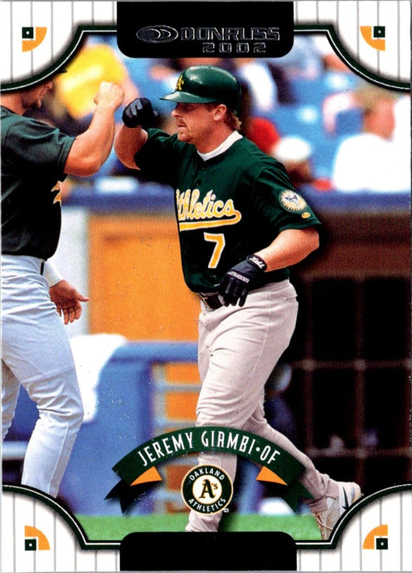 2002 Donruss Jeremy Giambi #43