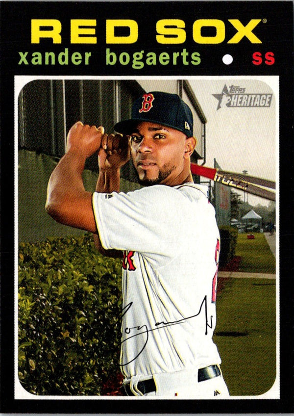 2020 Topps Heritage Xander Bogaerts #345