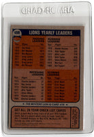 1976 Topps Detroit Lions #459