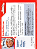 2012 Playoff Bubba Watson #