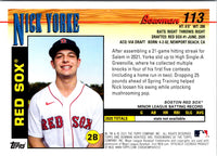 2021 Bowman Heritage Nick Yorke #113