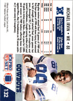 1991 Pro Set FACT Mobil Michael Irvin #132