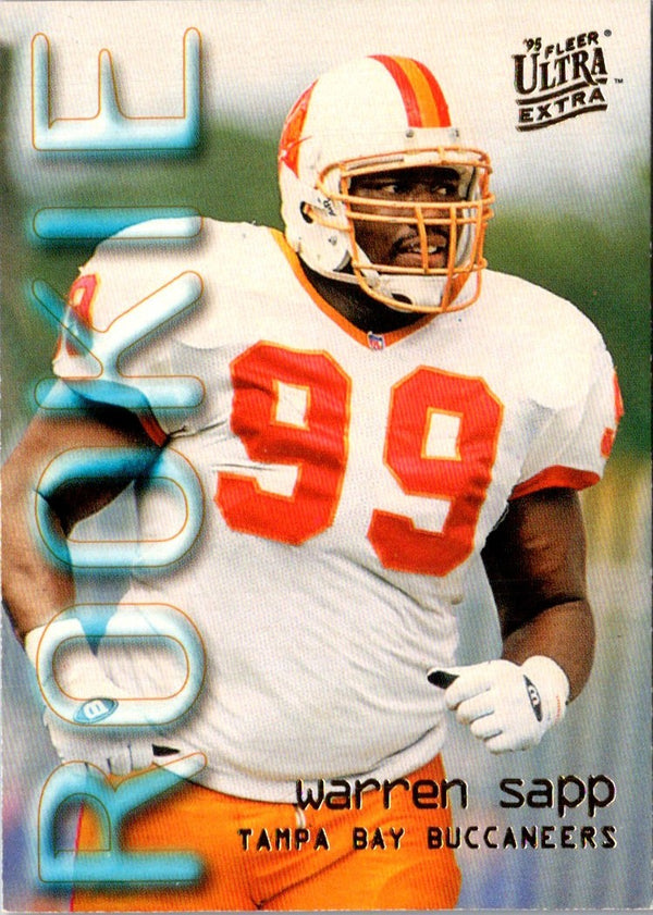 1995 Ultra Warren Sapp #471 Rookie