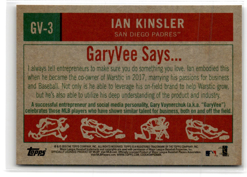 2019 Topps Gary Vee's Top Entrepreneurs in Baseball Ian Kinsler