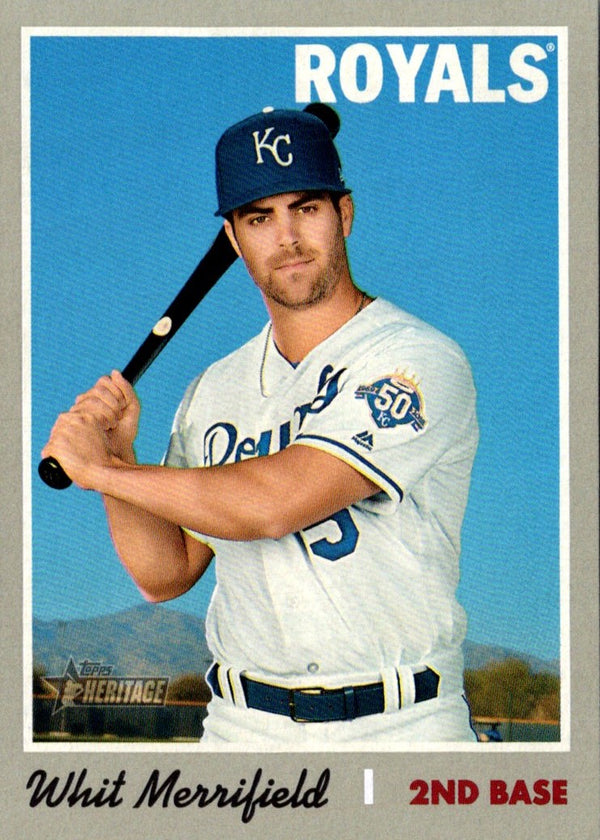 2019 Topps Heritage Whit Merrifield #187