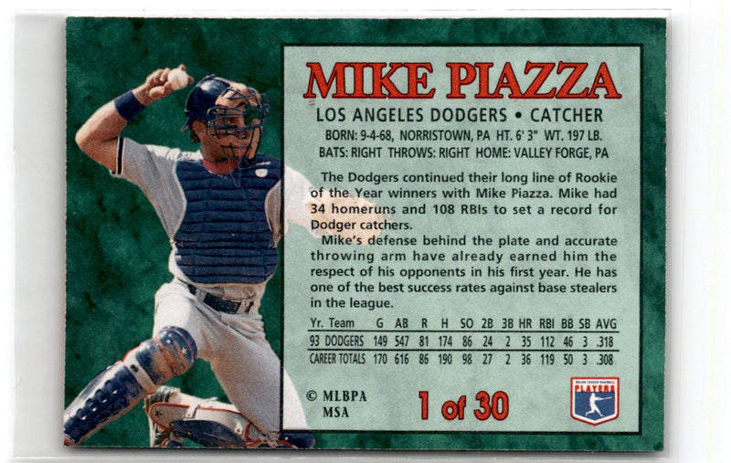 1994 Post Cereal Mike Piazza