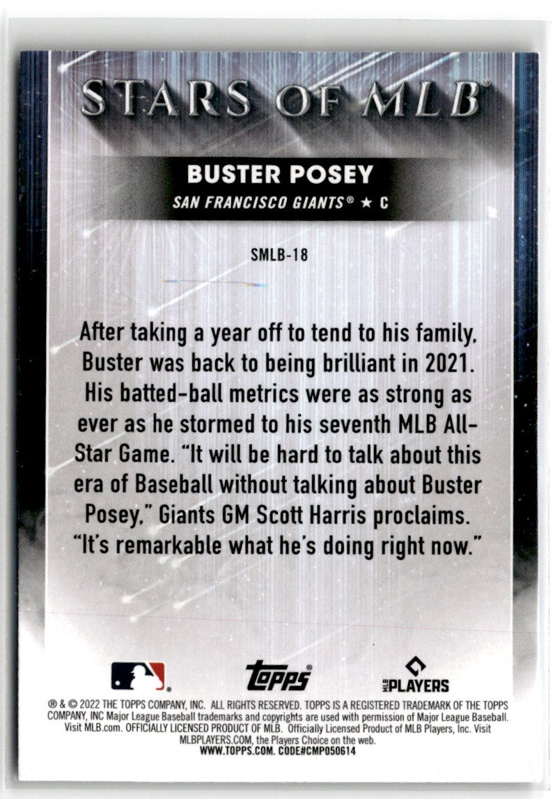 2022 Topps Stars of MLB Buster Posey