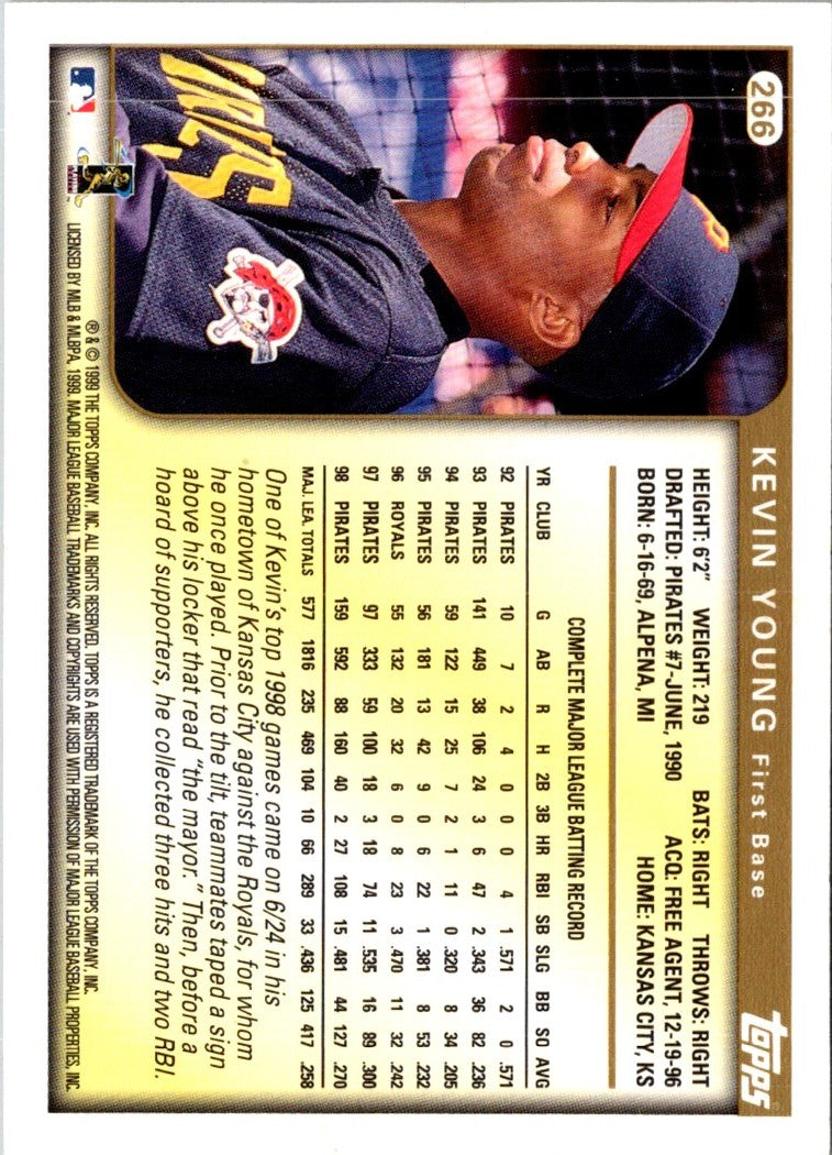 1999 Topps Kevin Young