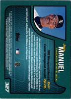 2001 Topps Limited Jerry Manuel #327