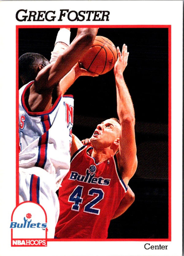 1991 Hoops Greg Foster #445