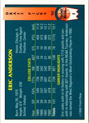 1992 Front Row Draft Picks Eric Anderson