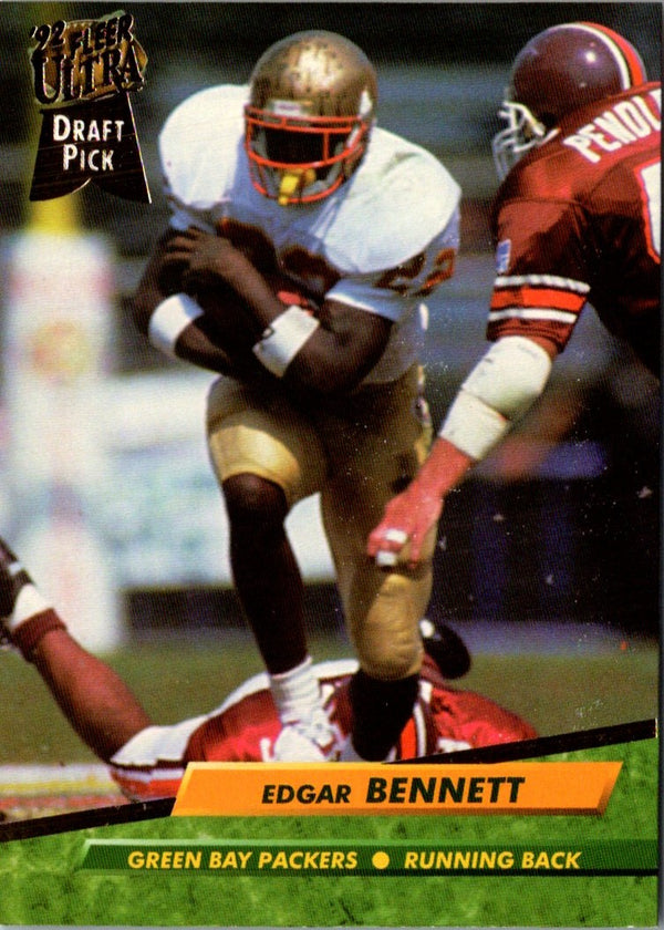 1992 Ultra Edgar Bennett #418 Rookie