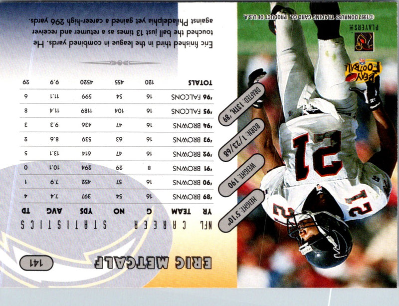 1997 Donruss Eric Metcalf