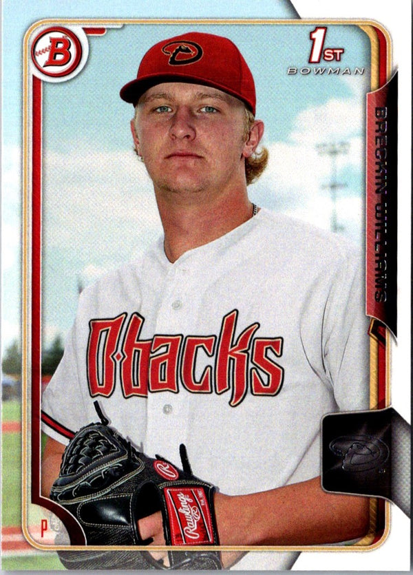 2015 Bowman Draft Picks & Prospects Breckin Williams #88