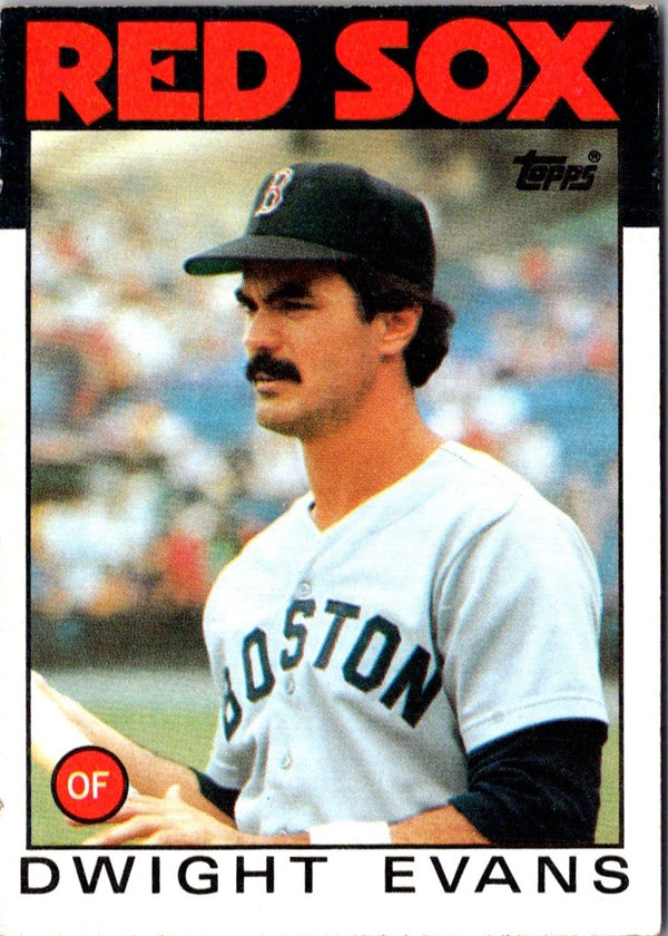 1986 Topps Dwight Evans #60