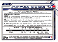 2021 Bowman Chrome Prospects Simeon Woods Richardson #BCP-95
