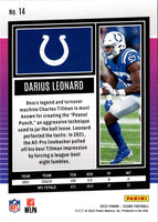 2022 Score Darius Leonard #14