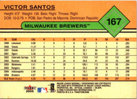 2005 Fleer Tradition Victor Santos #167