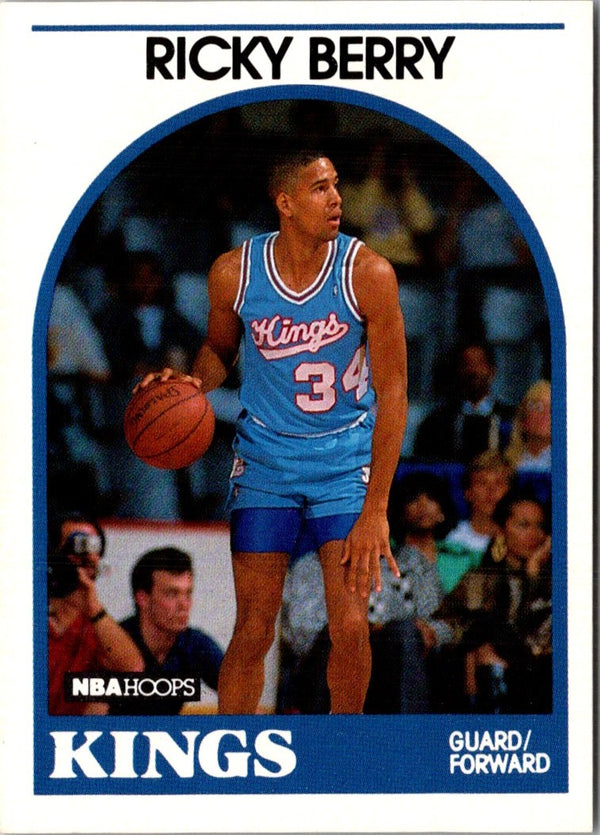 1989 Hoops Ricky Berry #186 Rookie
