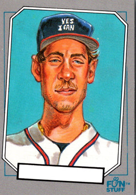 1992 Confex Baseball Enquirer John Smoltz #9