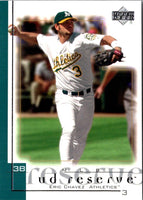 2001 UD Reserve Eric Chavez #9
