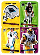 1995 Collector's Choice Update Stick-Ums Carolina Panthers/Morten Andersen/John Kasay/Troy Drayton