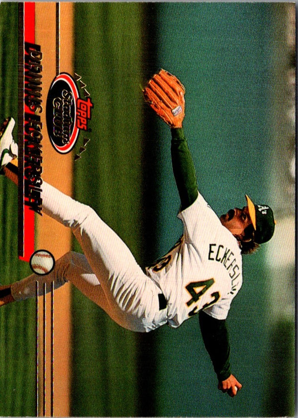 1993 Stadium Club Dennis Eckersley #461