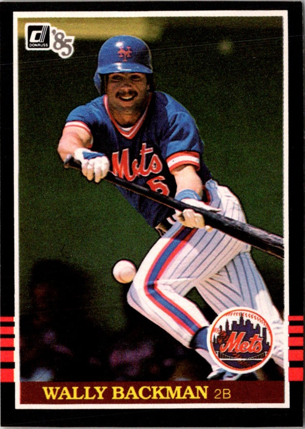 1985 Donruss Wally Backman #319
